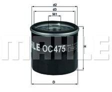 MAHLE Filtru ulei MAHLE OC 475 - automobilus