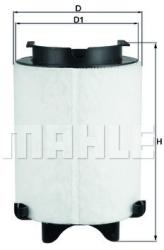 MAHLE Filtru aer MAHLE LX 1566/1 (LX 1566/1) - automobilus