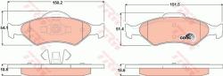 TRW set placute frana, frana disc TRW COTEC GDB1418 (GDB1418)