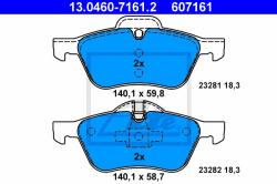 ATE set placute frana, frana disc ATE 13.0460-7161.2 (13.0460-7161.2)