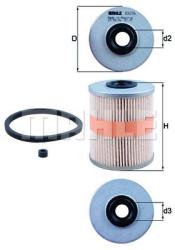 MAHLE filtru combustibil MAHLE KX 206D (KX 206D) - automobilus