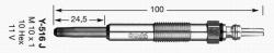 NGK Bujie incandescenta NGK D-Power 6416 (6416)