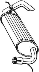 BOSAL Toba esapament finala BOSAL 211-393 (211-393) - automobilus