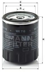 Mann-filter filtru combustibil MANN-FILTER WK 716 - automobilus