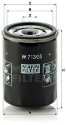 Mann-filter Filtru ulei MANN-FILTER W 713/35 - automobilus