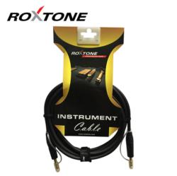 Roxtone MGJJ110L3 Master Series 6, 3 Jack mono - 6, 3 Jack mono professzionális gitárkábel, 3m (fekete)
