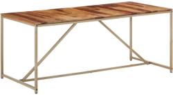 vidaXL Masă de bucătărie, 180 x 90 x 76 cm, lemn masiv de sheesham (286335)
