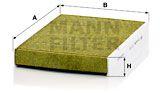 Mann-filter Filtru, aer habitaclu MANN-FILTER FreciousPlus FP 2743 (FP 2743)