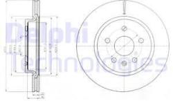 DELPHI Disc frana DELPHI BG4190 (BG4190) - automobilus