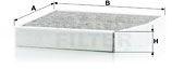 Mann-filter Filtru, aer habitaclu MANN-FILTER CUK 26 007 (CUK 26 007)
