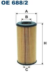 FILTRON Filtru ulei FILTRON OE 688/2 (OE 688/2) - automobilus