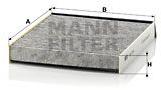Mann-filter Filtru, aer habitaclu MANN-FILTER CUK 2240 (CUK 2240)