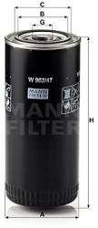 Mann-filter Filtru ulei MANN-FILTER W 962/47 (W 962/47) - automobilus