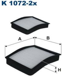 FILTRON Filtru, aer habitaclu FILTRON K 1072-2x (K 1072-2x)