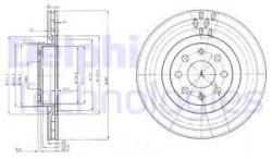 DELPHI Disc frana DELPHI BG3944 (BG3944) - automobilus