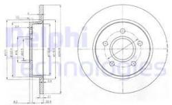DELPHI Disc frana DELPHI BG3896 (BG3896) - automobilus