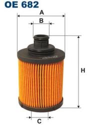 FILTRON Filtru ulei FILTRON OE 682 (OE 682) - automobilus