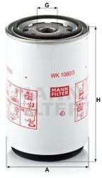 Mann-filter filtru combustibil MANN-FILTER WK 1060/3 x (WK 1060/3 x) - automobilus