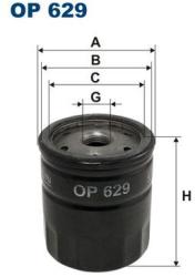 FILTRON Filtru ulei FILTRON OP 629 (OP 629) - automobilus