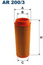 FILTRON Filtru aer FILTRON AR 200/3 (AR 200/3) - automobilus
