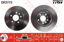 TRW Disc frana TRW DF2773 (DF2773) - automobilus