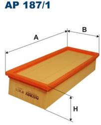 FILTRON Filtru aer FILTRON AP 187/1 - automobilus