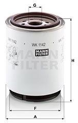 Mann-filter filtru combustibil MANN-FILTER WK 1142 x (WK 1142 x) - automobilus