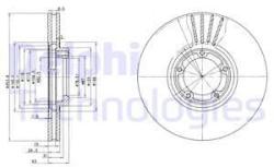 DELPHI Disc frana DELPHI BG3365 (BG3365) - automobilus