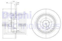 DELPHI Disc frana DELPHI BG3969 (BG3969) - automobilus