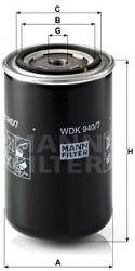Mann-filter filtru combustibil MANN-FILTER WDK 940/7 (WDK 940/7) - automobilus