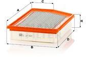 Mann-filter Filtru aer MANN-FILTER C 27 047 (C 27 047) - automobilus