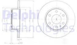 DELPHI Disc frana DELPHI BG4164 (BG4164) - automobilus