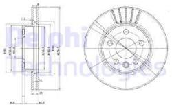 DELPHI Disc frana DELPHI BG3417 (BG3417) - automobilus