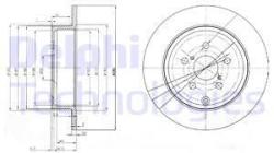 DELPHI Disc frana DELPHI BG3912 (BG3912) - automobilus