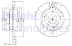 DELPHI Disc frana DELPHI BG3395 (BG3395) - automobilus