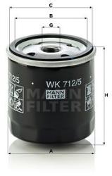 Mann-filter filtru combustibil MANN-FILTER WK 712/5 (WK 712/5) - automobilus