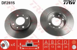 TRW Disc frana TRW DF2815 - automobilus