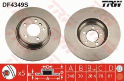 TRW Disc frana TRW SINGLE DF4349S (DF4349S)