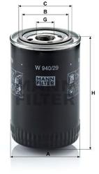 Mann-filter Filtru ulei MANN-FILTER W 940/29 (W 940/29) - automobilus