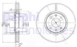 DELPHI Disc frana DELPHI BG3675 (BG3675) - automobilus