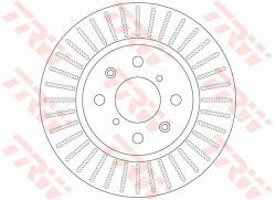 TRW Disc frana TRW DF6232 (DF6232) - automobilus