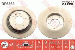 TRW Disc frana TRW DF6363 (DF6363) - automobilus