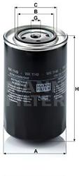 Mann-filter filtru combustibil MANN-FILTER WK 1149 (WK 1149) - automobilus