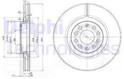 DELPHI Disc frana DELPHI BG3714 (BG3714) - automobilus