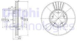 DELPHI Disc frana DELPHI BG3676 (BG3676) - automobilus