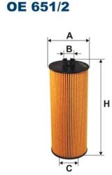FILTRON Filtru ulei FILTRON OE 651/2 (OE 651/2) - automobilus