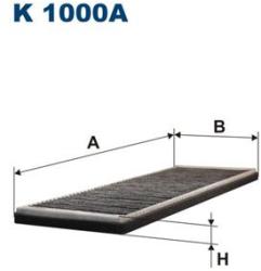 FILTRON Filtru, aer habitaclu FILTRON K 1000A (K 1000A)