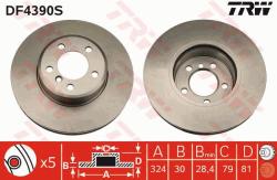TRW Disc frana TRW SINGLE DF4390S (DF4390S)
