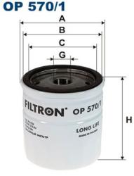 FILTRON Filtru ulei FILTRON OP 570/1 (OP 570/1) - automobilus