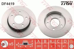 TRW Disc frana TRW DF4419 (DF4419) - automobilus